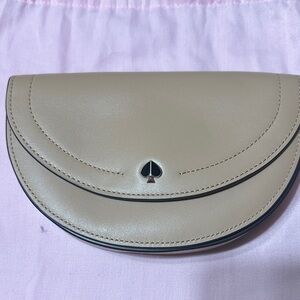 Kate Spade Tan Leather Half Moon Belt Bag